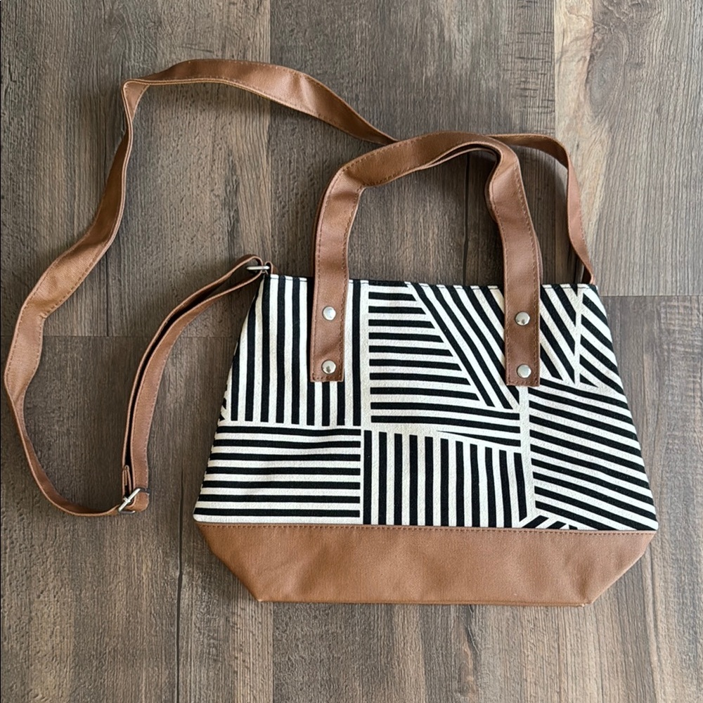 Short Stories Crossbody Tote Bag